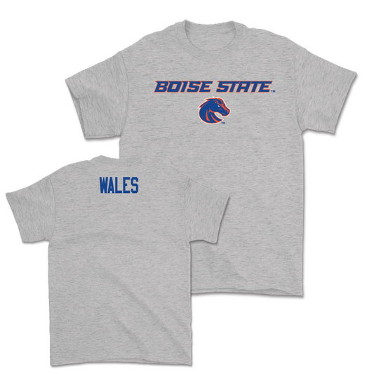 Boise State Women's Golf Sport Grey Classic Tee - Caroline Wales Youth Small