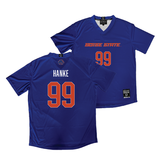 Boise State Women's Soccer Blue Jersey - Gabrielle Hanke | #99 Youth Small