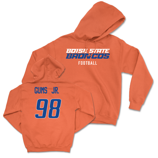 Boise State Football Orange Staple Hoodie - Herbert Gums Jr. Youth Small