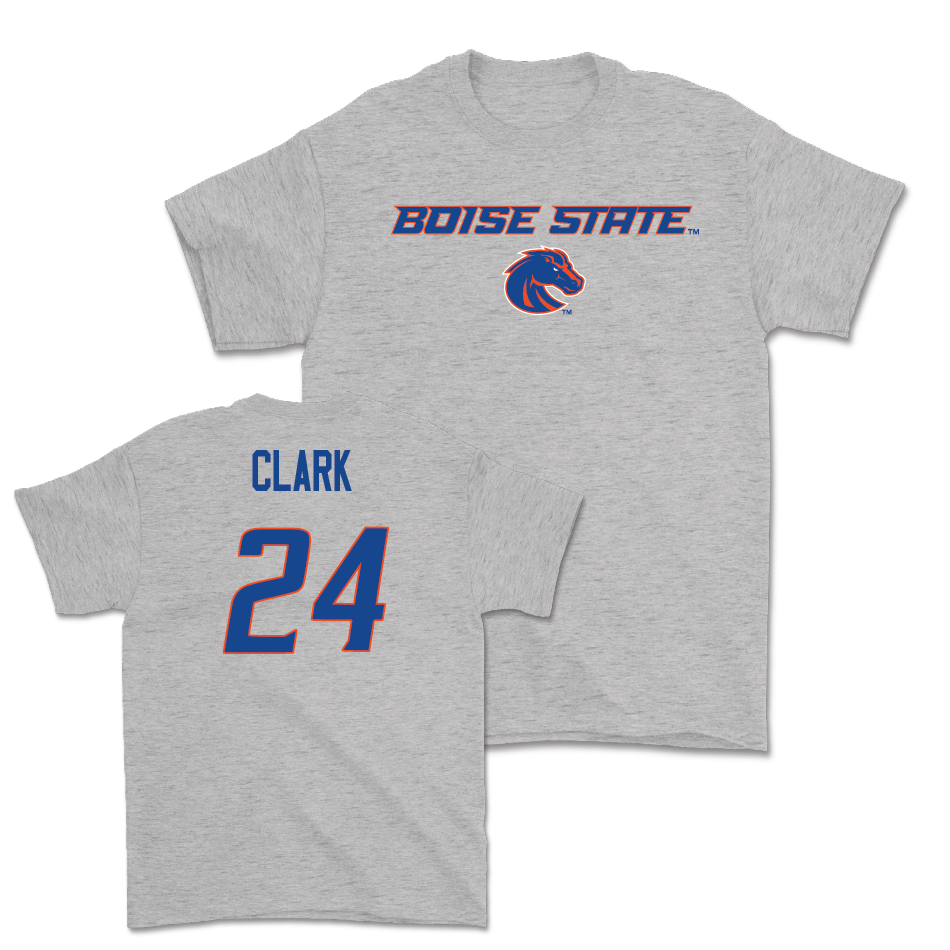 Boise State Women's Basketball Sport Grey Classic Tee - Jayda Clark Youth Small