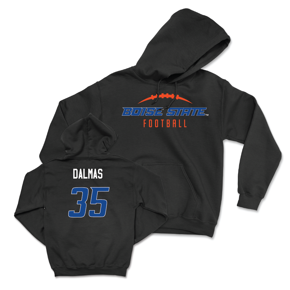 Boise State Football Black Gridiron Hoodie - Jonah Dalmas Youth Small