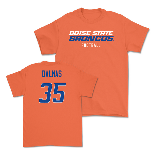 Boise State Football Orange Staple Tee - Jonah Dalmas Youth Small