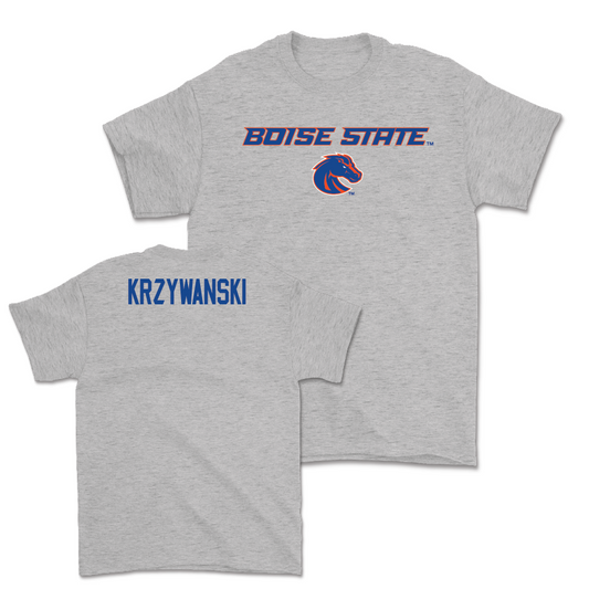 Boise State Women's Gymnastics Sport Grey Classic Tee - Julia Krzywanski Youth Small