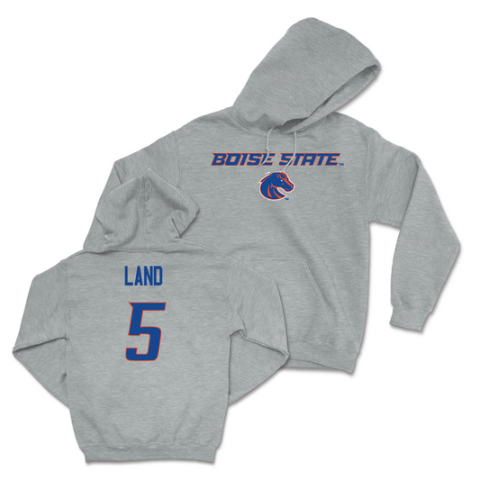 Boise State Women's Soccer Sport Grey Classic Hoodie - Jayla Land Youth Small