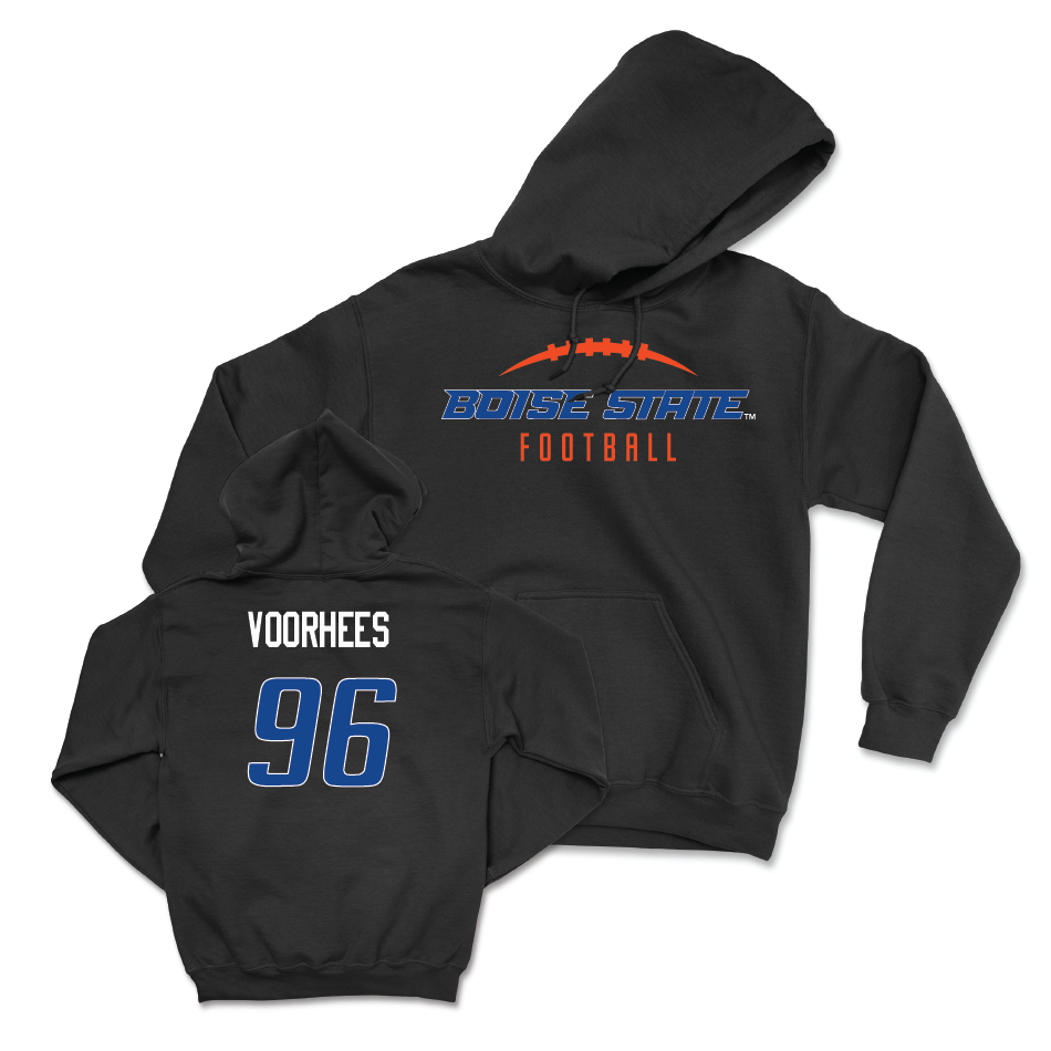 Boise State Football Black Gridiron Hoodie - Luke Voorhees Youth Small