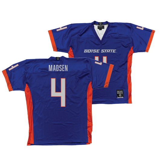 Boise State Football Blue Jerseys Jersey - Maddux Madsen | #4 Youth Small