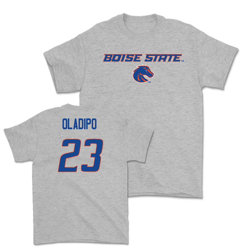 Boise State Football Sport Grey Classic Tee - Seyi Oladipo Youth Small