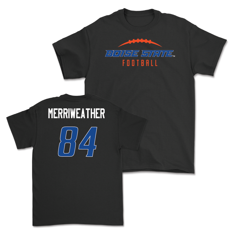 Boise State Football Black Gridiron Tee - Zamondre Merriweather Youth Small