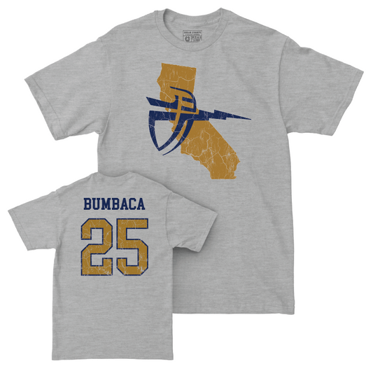 CBU Women's Water Polo Sport Grey State Tee   - Niya Bumbaca