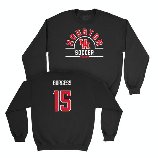 Houston Women's Soccer Black Arch Crew   - Kate Burgess