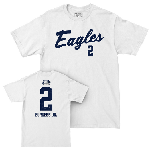 Georgia Southern Football White Script Comfort Colors Tee  - Derwin Burgess Jr.