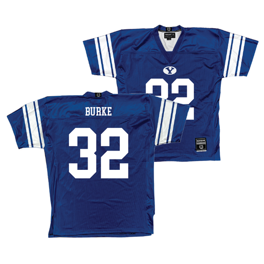 BYU Football Royal Jersey - Ty Burke