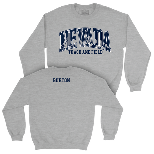 Nevada Women's Track & Field Sport Grey Arch Crew   - Kylie Burton