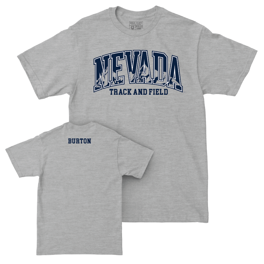 Nevada Women's Track & Field Sport Grey Arch Tee   - Kylie Burton