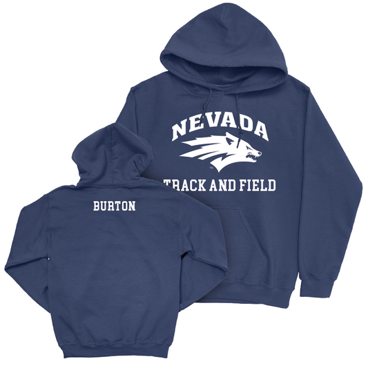 Nevada Women's Track & Field Navy Staple Hoodie   - Kylie Burton