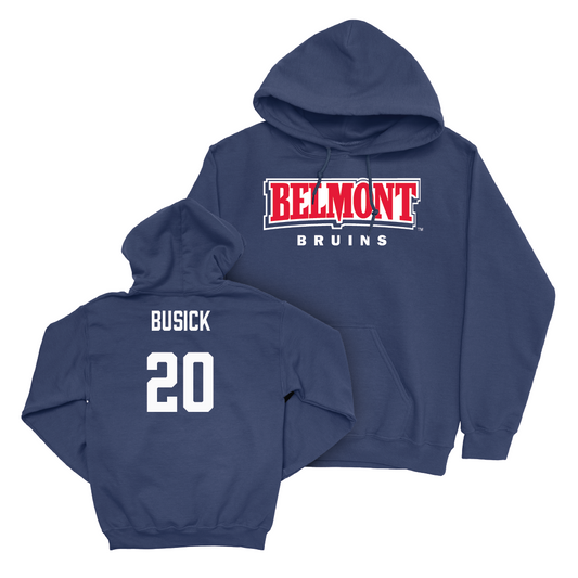 Belmont Women's Basketball Navy Belmont Hoodie  - Jacee Busick