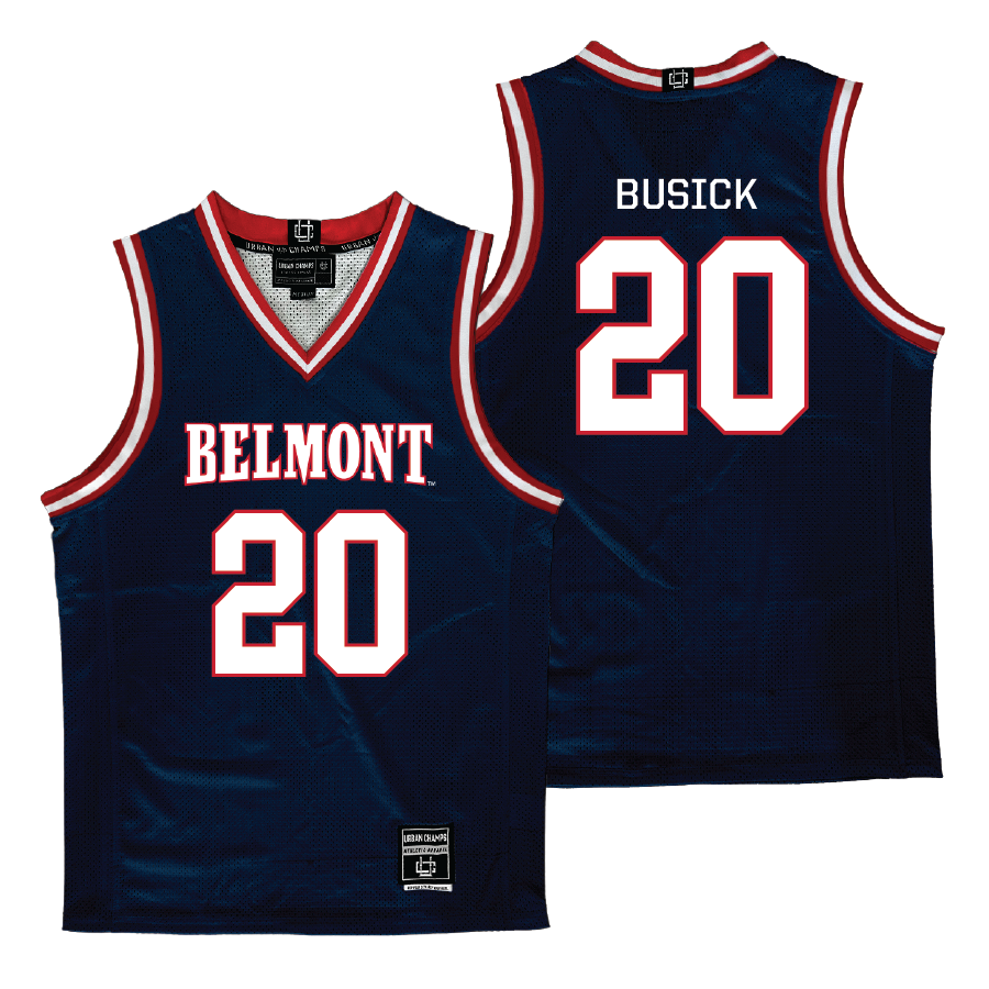 Belmont Women's Basketball Navy Jersey   - Jacee Busick