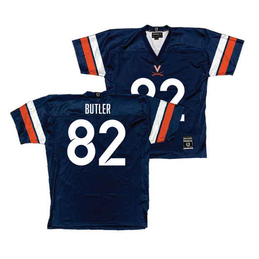 UVA Football Navy Jersey - Kam Butler | #82