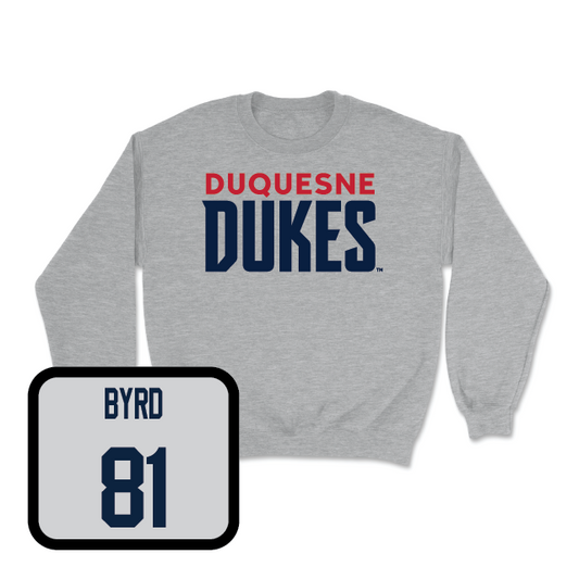 Duquesne Football Sport Grey Lock Crew - Lamere Byrd