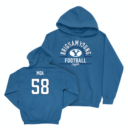 BYU Football Royal Arch Hoodie - Aisea Moa Small