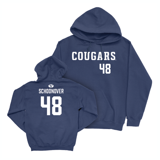 BYU Football Navy Cougars Hoodie - Bodie Schoonover Small