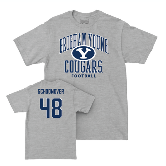 BYU Football Sport Grey Classic Tee - Bodie Schoonover Small