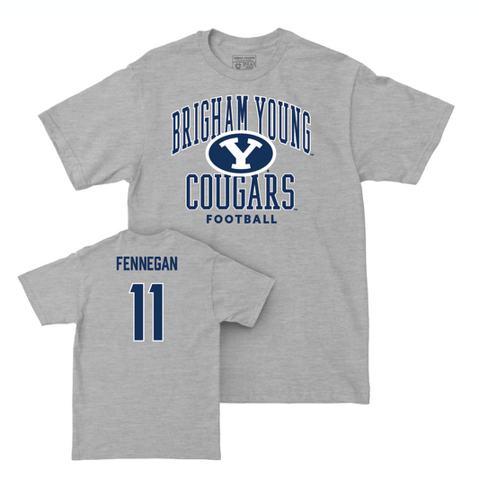 BYU Football Sport Grey Classic Tee - Cade Fennegan Small