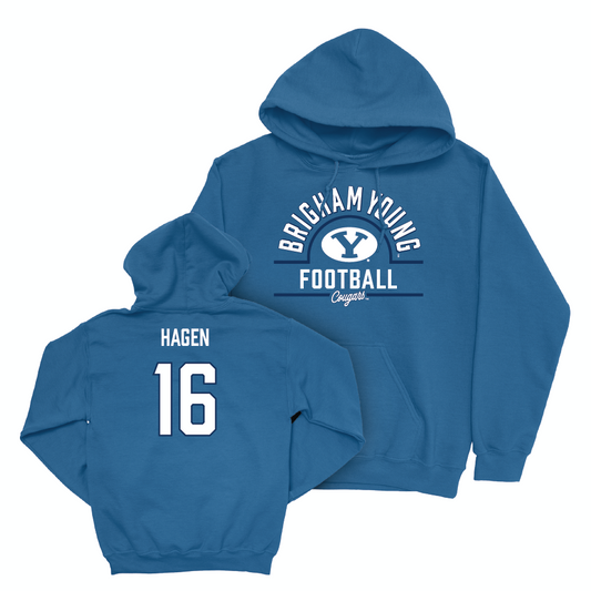 BYU Football Royal Arch Hoodie - Cole Hagen Small