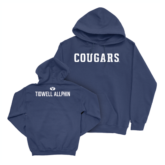 BYU Women's Track & Field Navy Cougars Hoodie - Cierra Tidwell Allphin Small