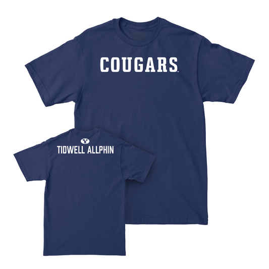 BYU Women's Track & Field Navy Cougars Tee - Cierra Tidwell Allphin Small