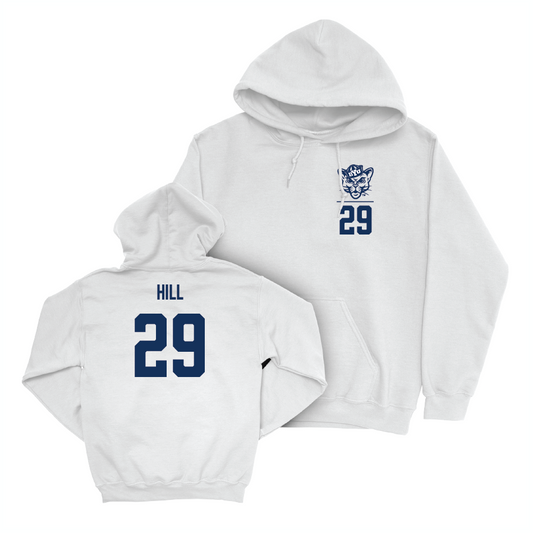 BYU Football White Logo Hoodie - Jake Hill Small