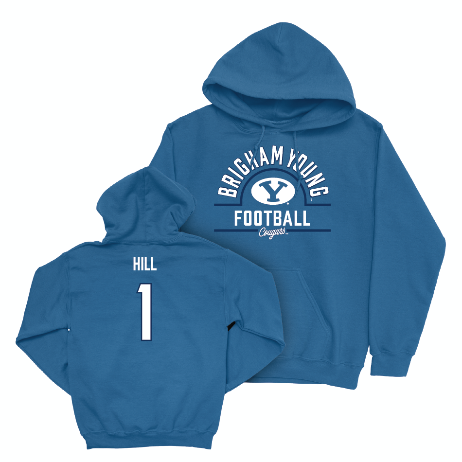 BYU Football Royal Arch Hoodie - Keanu Hill Small