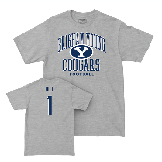 BYU Football Sport Grey Classic Tee - Keanu Hill Small