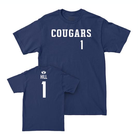 BYU Football Navy Cougars Tee - Keanu Hill Small