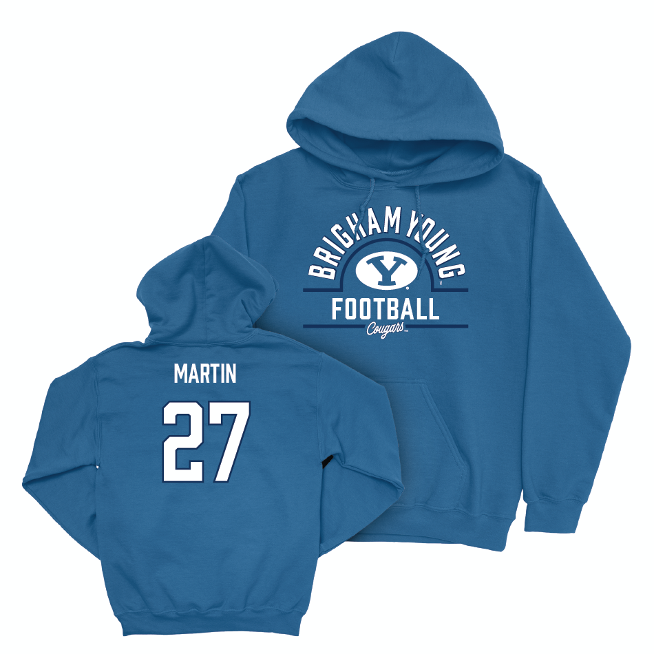 BYU Football Royal Arch Hoodie - LJ Martin Small