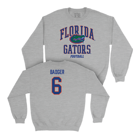 Florida Football Sport Grey Arch Crew  - Elijhah Badger