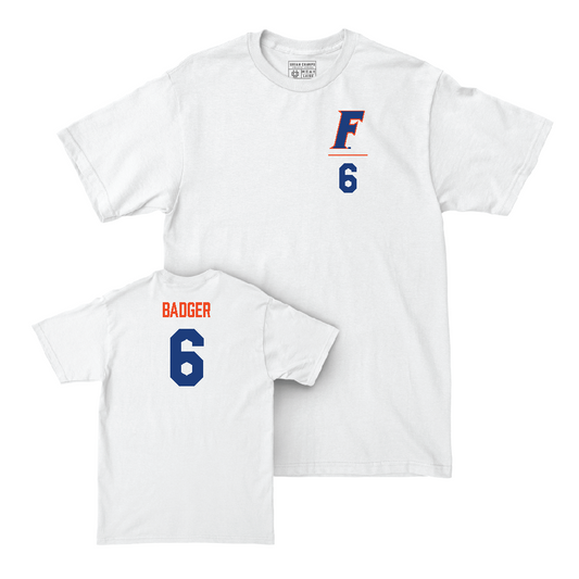 Florida Football White Logo Comfort Colors Tee  - Elijhah Badger