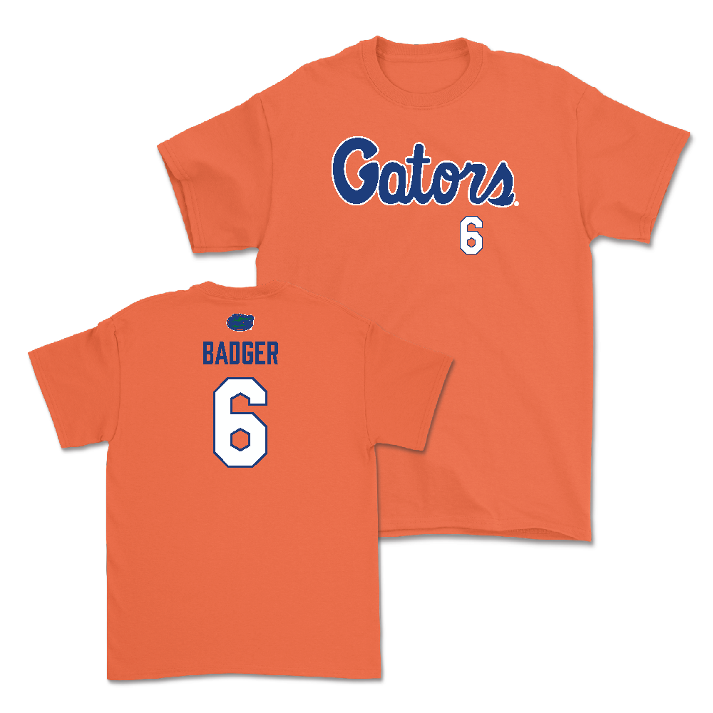 Florida Football Orange Script Tee  - Elijhah Badger