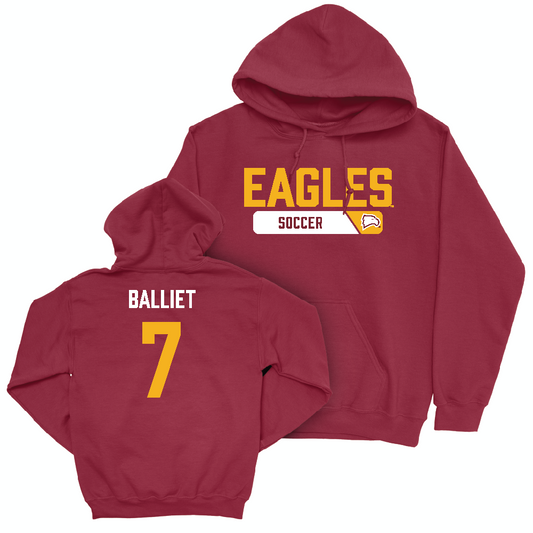 Winthrop Women's Soccer Maroon Staple Hoodie   - Sophia Balliet