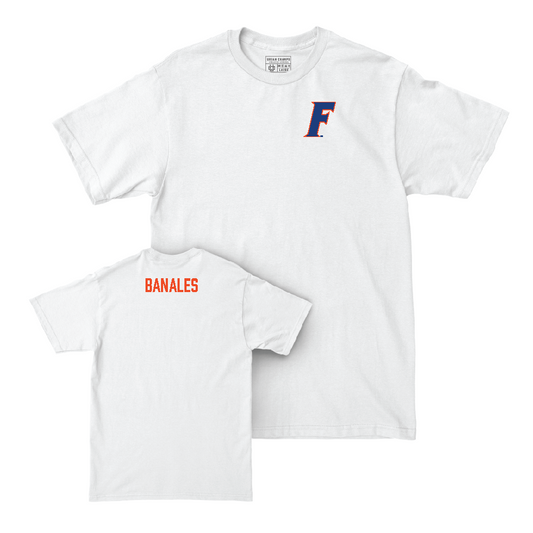 Florida Women's Track & Field White Logo Comfort Colors Tee - Alyssa Banales