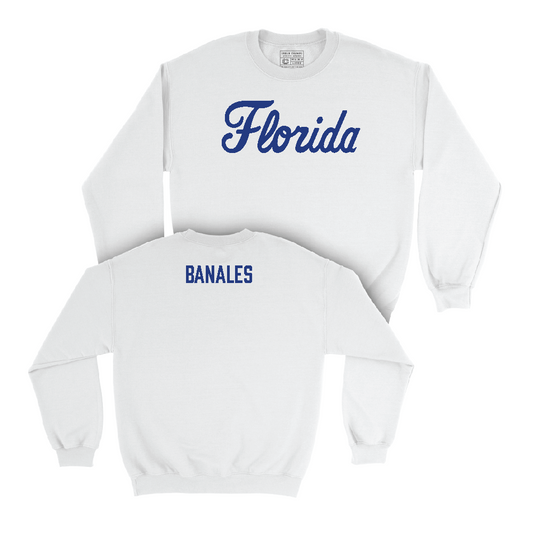 Florida Women's Track & Field White Script Crew  - Alyssa Banales