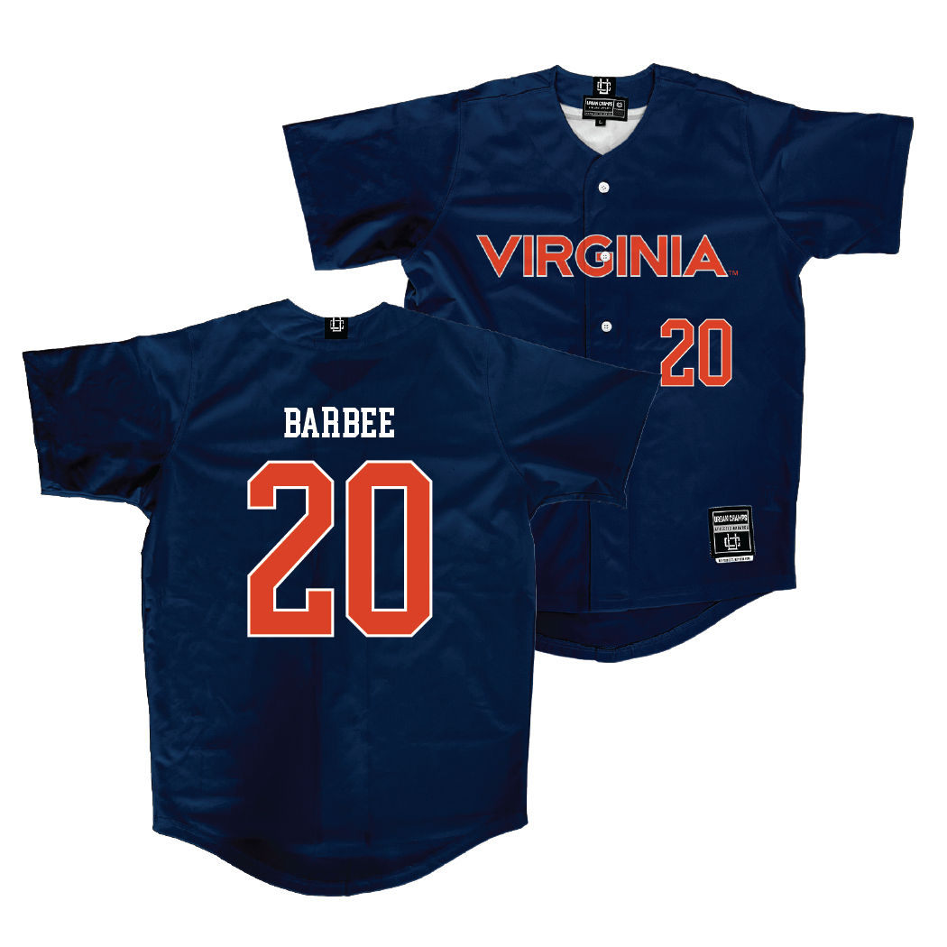 Virginia Softball Navy Jersey - Shelby Barbee | #20