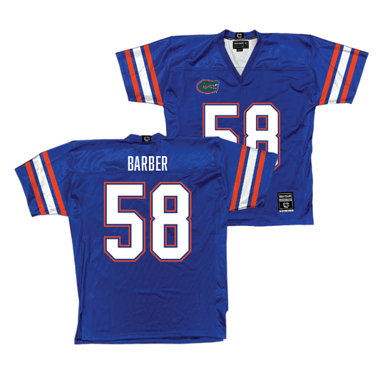 Florida Football Royal Jersey - Austin Barber #58