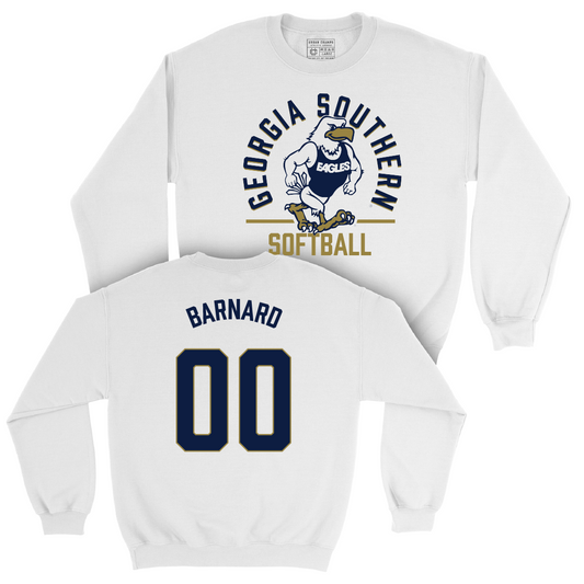 Georgia Southern Softball White Classic Crew - Alana Barnard