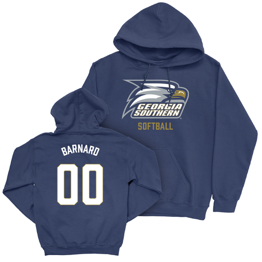 Georgia Southern Softball Navy Staple Hoodie - Alana Barnard