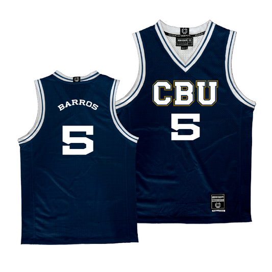 CBU Women's Basketball Navy Jersey - Filipa Barros