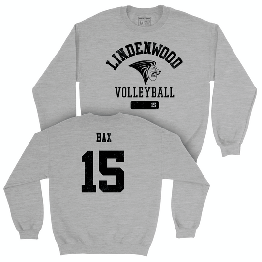 Lindenwood Women's Volleyball Sport Grey Varsity Crew - Autumn Bax