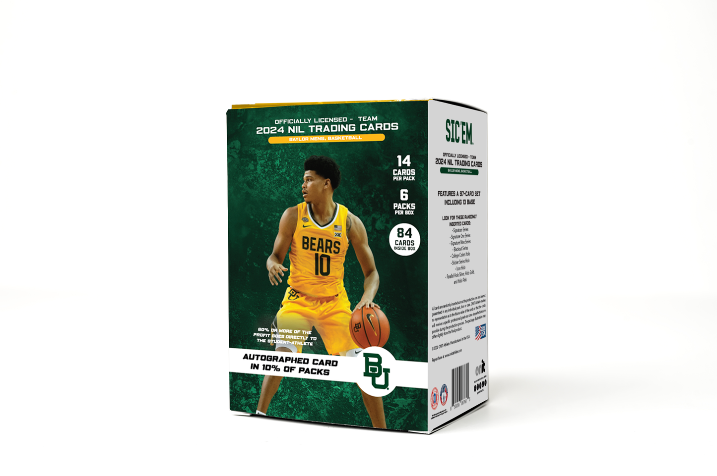 Baylor University® Platinum Box - NIL Men's Basketball 2023-24 Trading Cards - GUARANTEED AUTOGRAPH