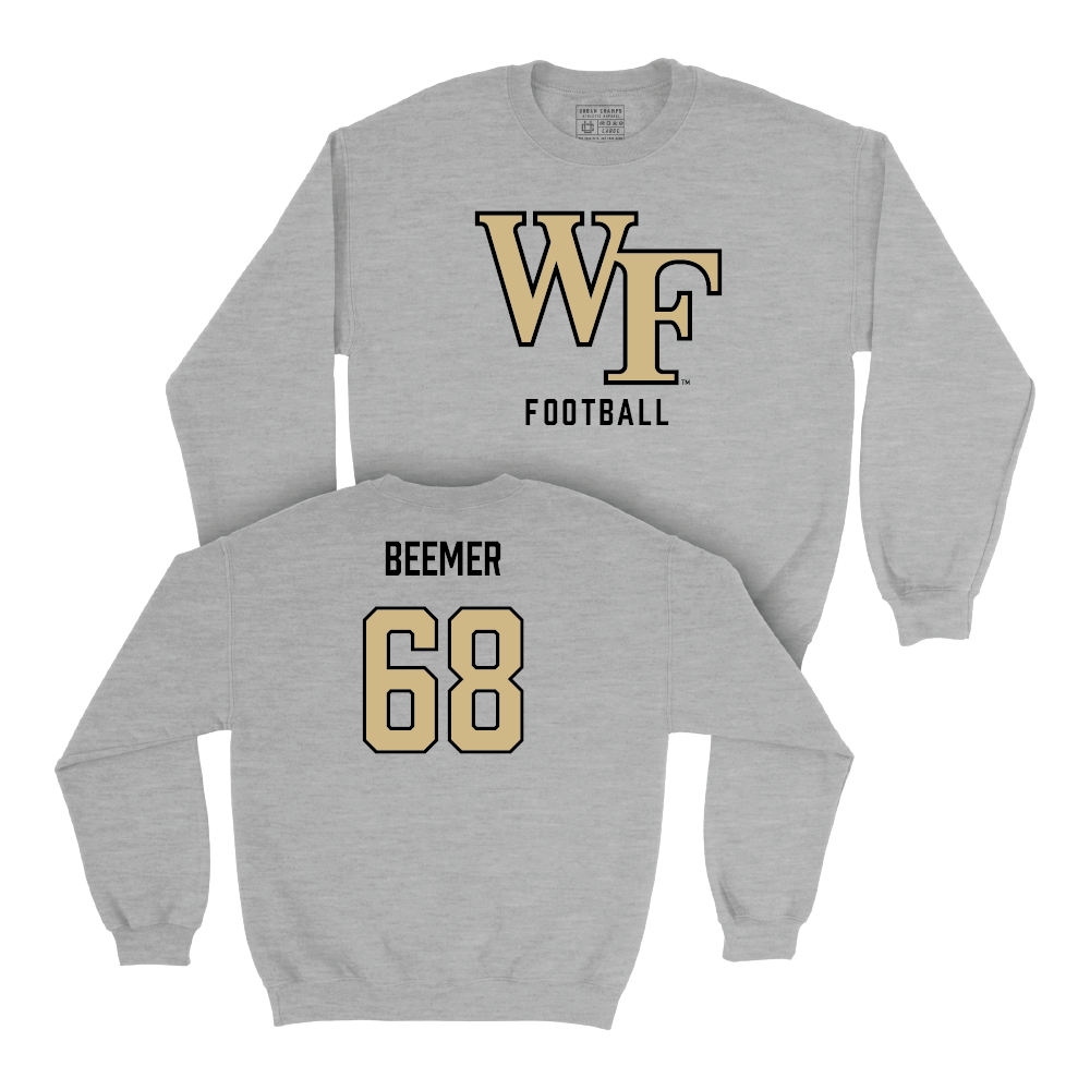 Wake Forest Football Sport Grey Classic Crew  - Luke Beemer