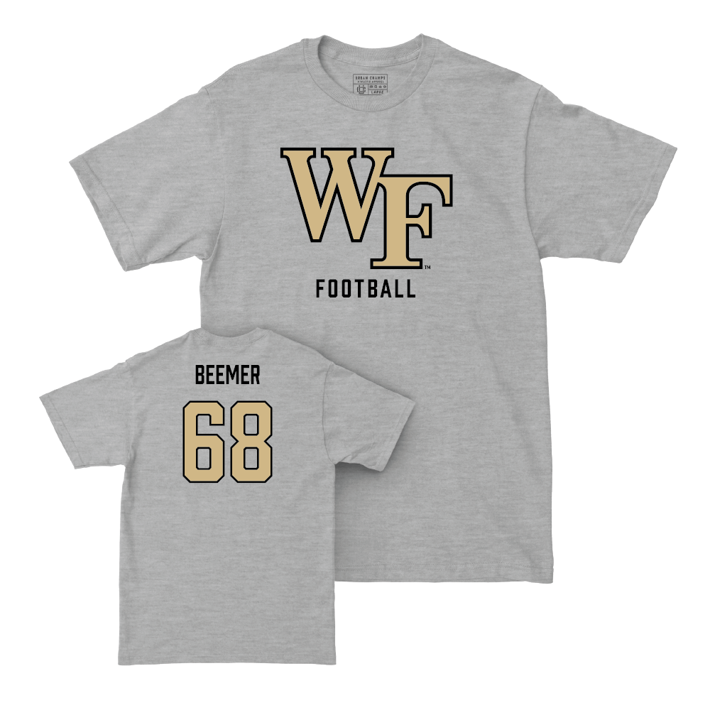 Wake Forest Football Sport Grey Classic Tee  - Luke Beemer